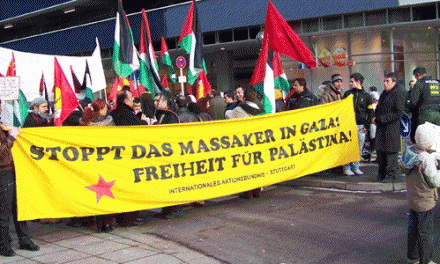 Bilder und Bericht von der Demo gegen den Angriff auf Gaza