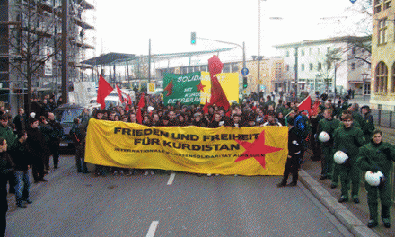 Demonstration in Heilbronn: Solidarität mit Kurdistan