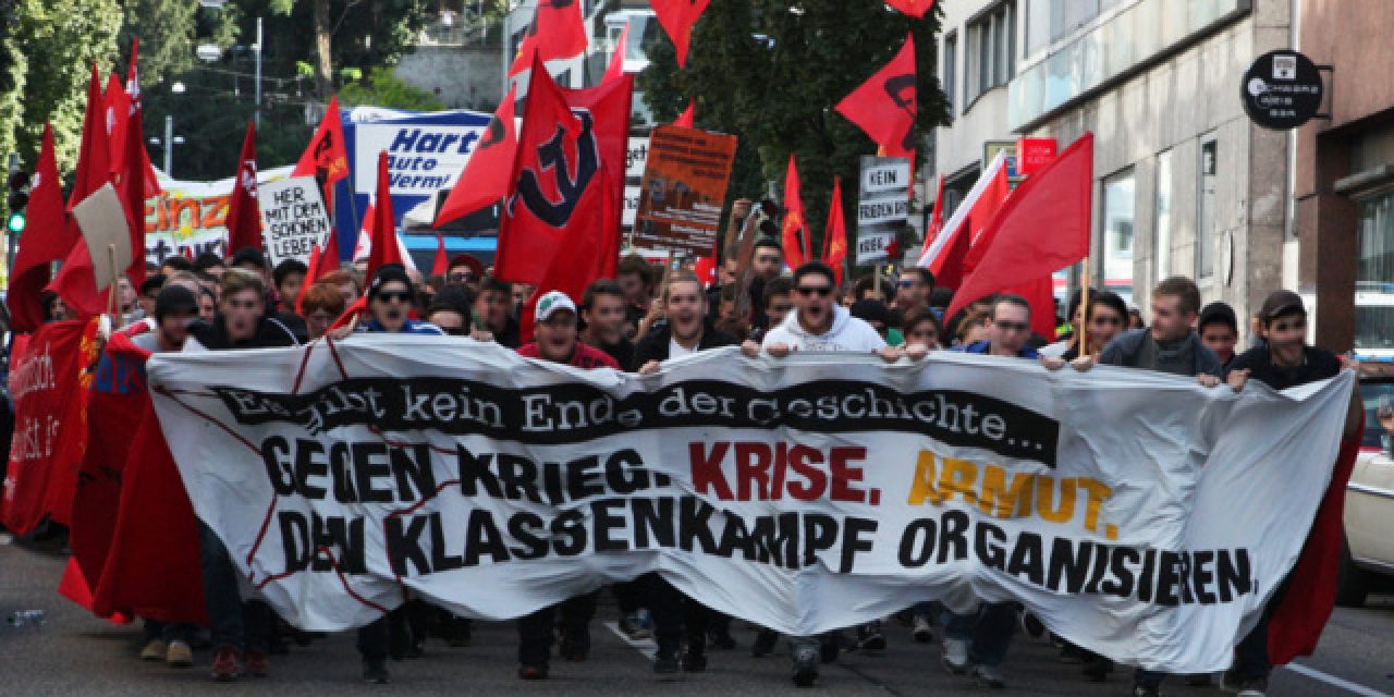 Demo und Proteste gegen die Einheitsfeierlichkeiten