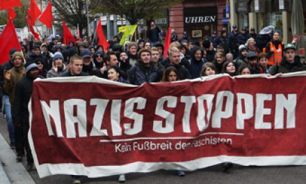Vielfältige Aktionen gegen Nazis am 12.10.13 in Göppingen