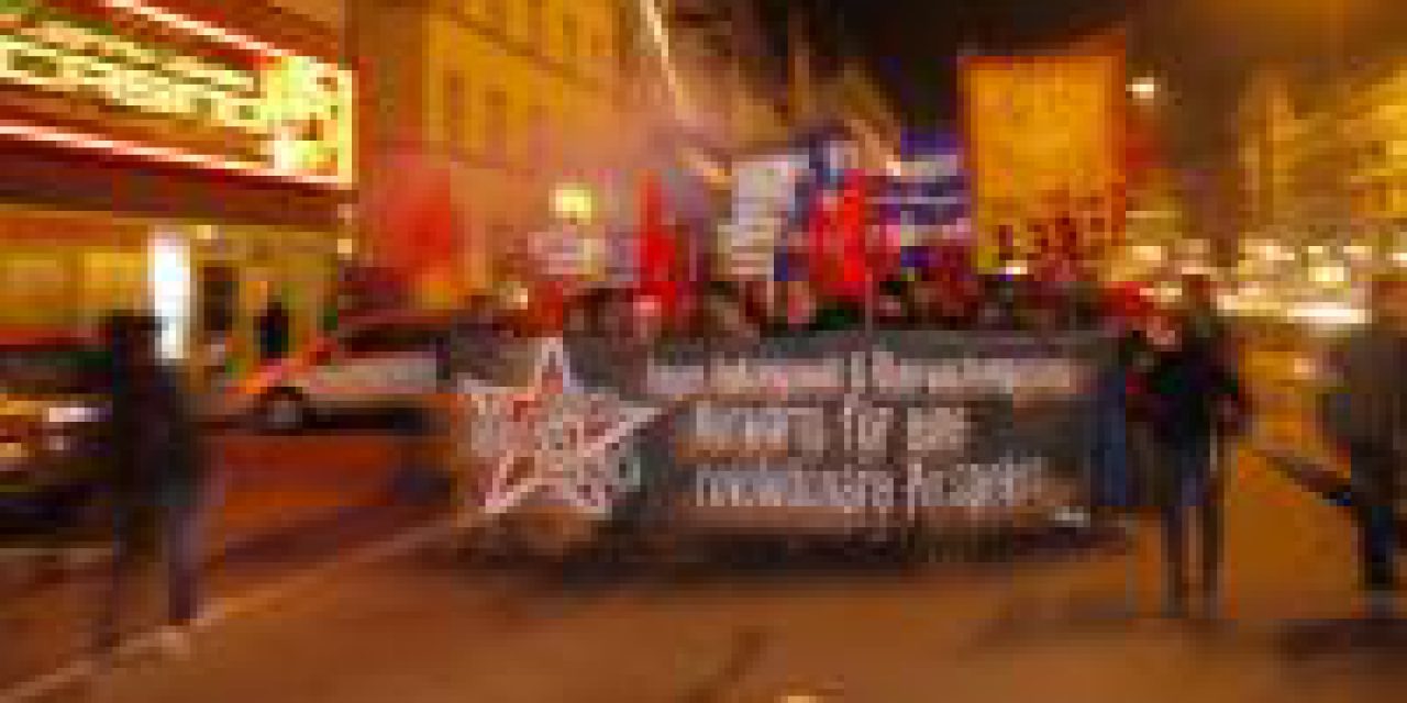 Erfolgreiche Silvesterdemo und Knastspaziergang!