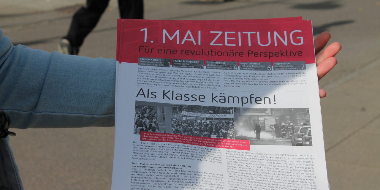 Zeitung zum 1. Mai 2014 – 100 Jahre Erster Weltkrieg