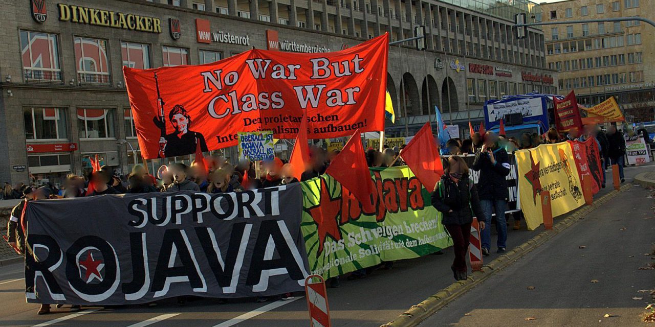 Solidarität mit Rojava – Demonstration in Stuttgart