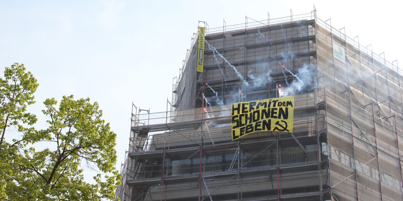 Revolutionäre 1. Mai Demonstration 2016 in Stuttgart