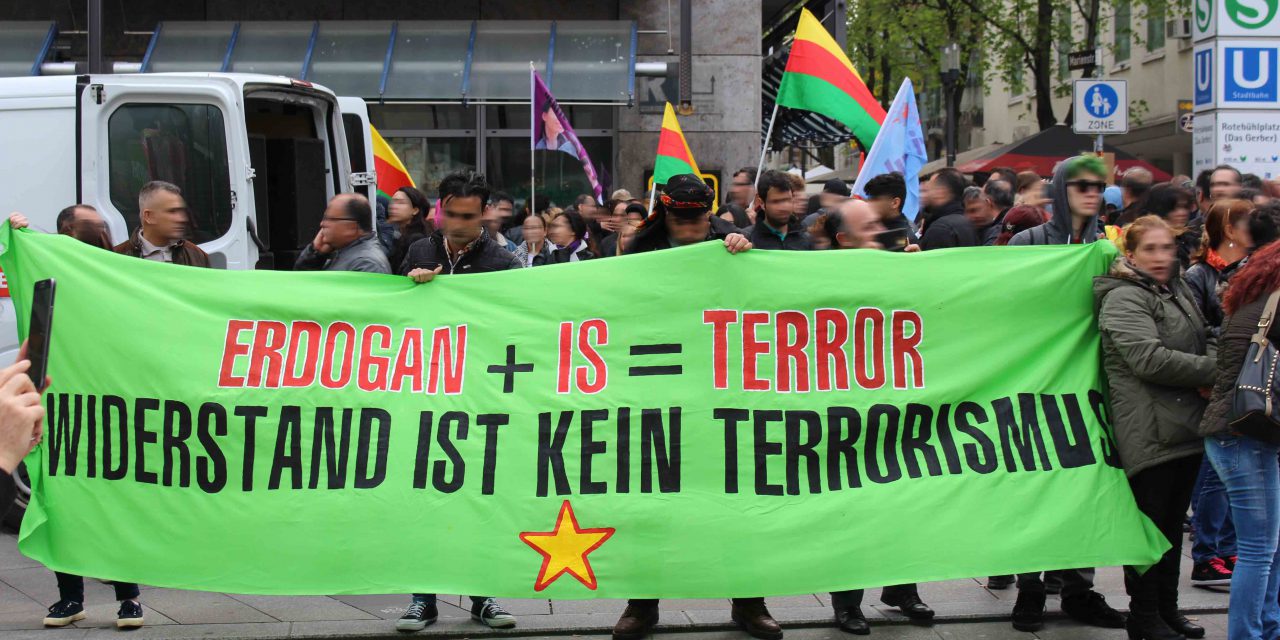 Protest gegen türkische Faschisten