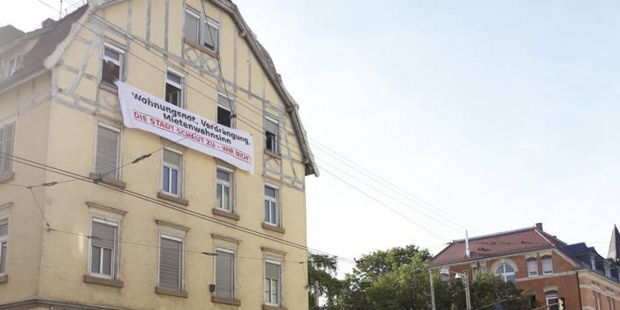 Städtischer Wohnkomplex in Cannstatt besetzt – gegen Wohnungsnot, Mietenwahnsinn und Verdrängung!
