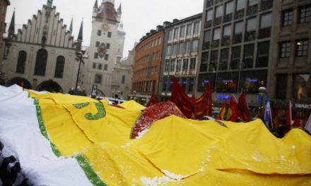 Stimmung gegen Kriegstreiber trotz Schnee und Kälte: Bericht zur Demo gegen die Sicherheitskonferenz 2018