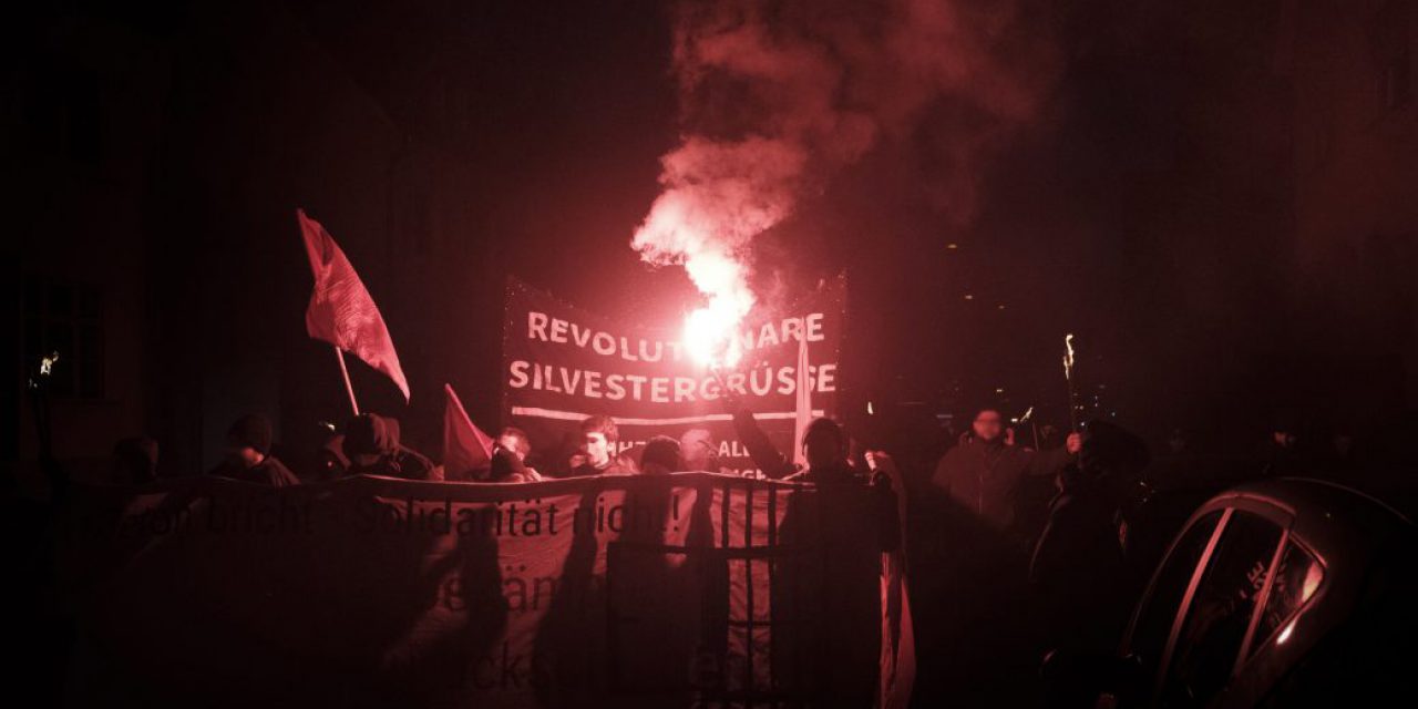 Silvesterdemo um die JVA-Stammheim