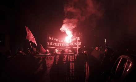 Silvesterdemo um die JVA-Stammheim