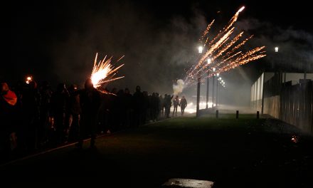 Silvesterdemo um die JVA-Stammheim