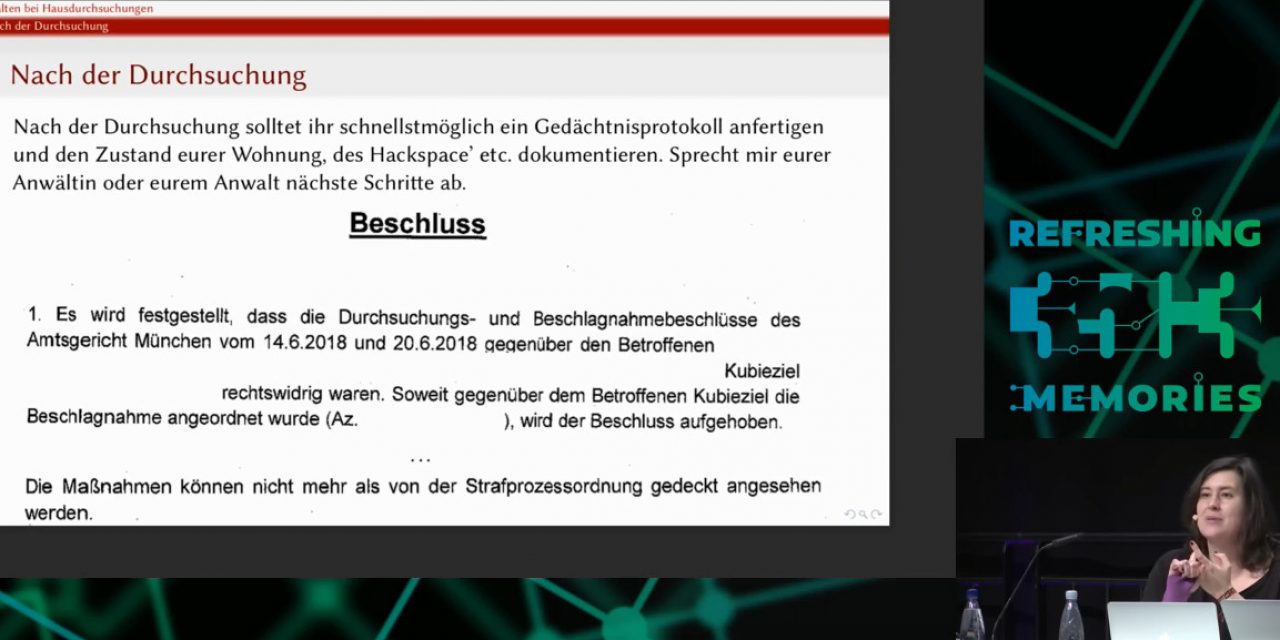 Verhalten bei Hausdurchsuchungen