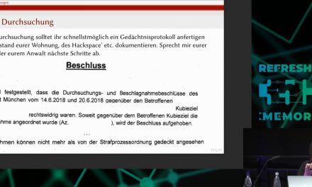 Verhalten bei Hausdurchsuchungen