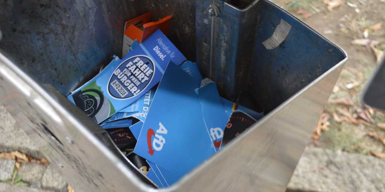 Broschüre zur Diesellüge der AfD