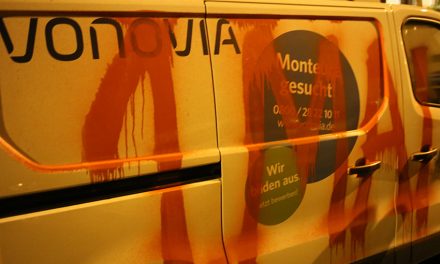 Vonovia-Auto markiert