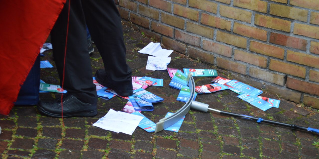 AfD-Infostand in Fellbach gestört