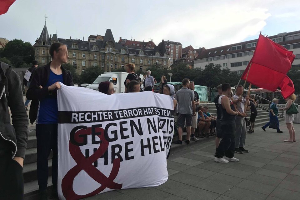 Kundgebung gegen Naziterror