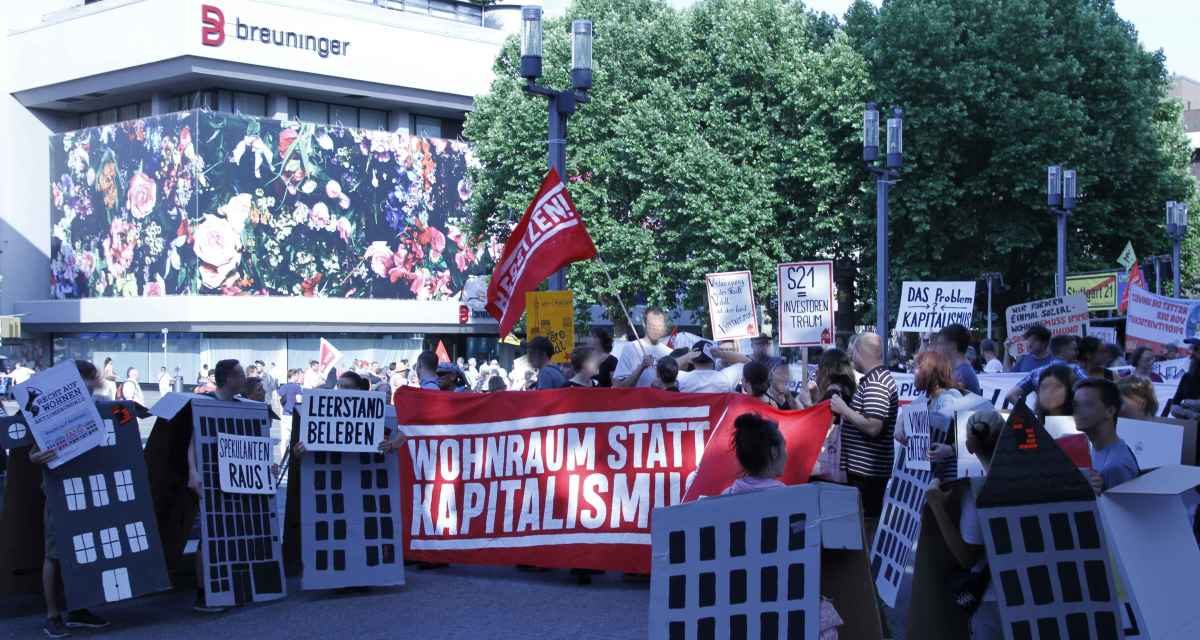 Aktionen gegen den Immobiliendialog