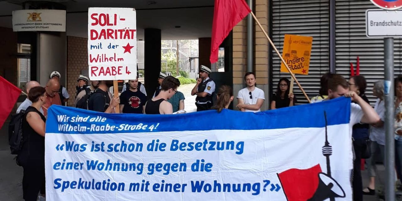 Wohnungsbesetzung – Haft auf Bewährung wegen Beleidigung, Polizeiübergriff interessiert nicht