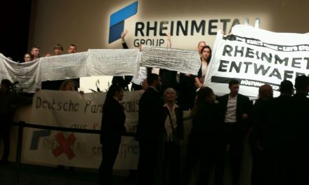 Mobi-Veranstaltung zum Rheinmetall entwaffnen Camp [Audiomitschnitt]
