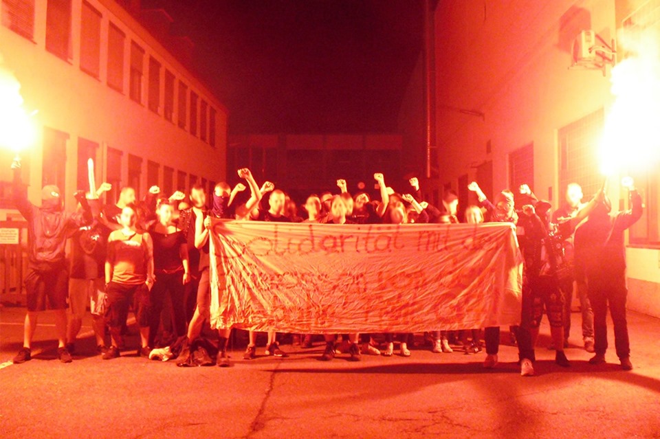 Solidarität mit den drei Genossen aus Nürnberg