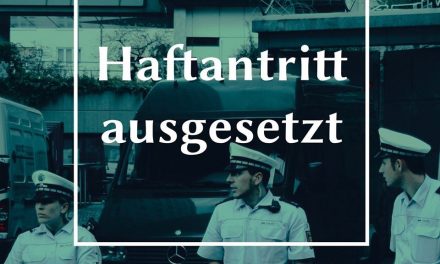 10 Monate Knast, 6 Jahre illegal – Broschüre „Haftantritt ausgesetzt“ erschienen