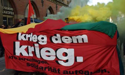 Kämpferischen Protest gegen die Siko durchgesetzt.