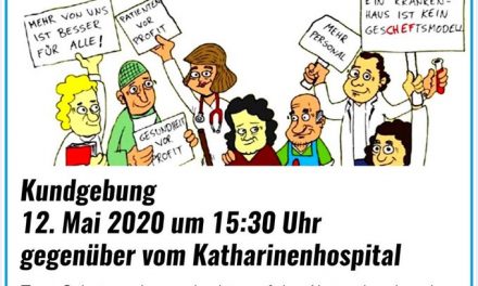 Am Tag der Pflege auf die Straße – Kundgebung am 12. Mai