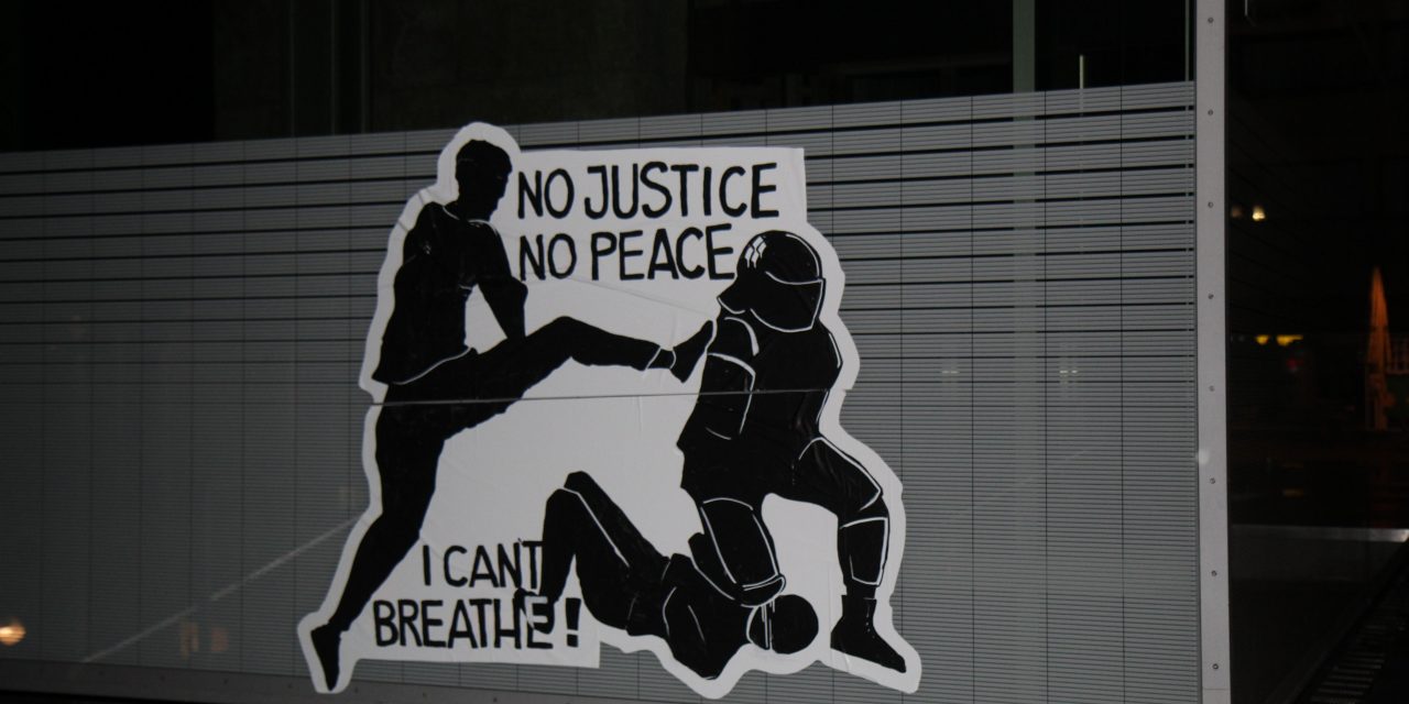 No justice no Peace! Ein Wandbild über die Stuttgarter Nacht