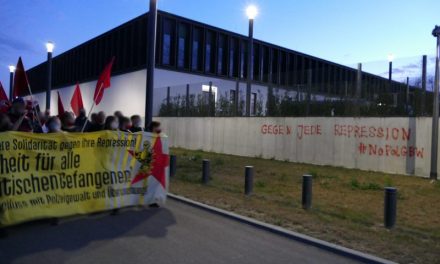 Spontandemo um den Knast in Stammheim – Gegen Knasturteile und Klassenjustiz
