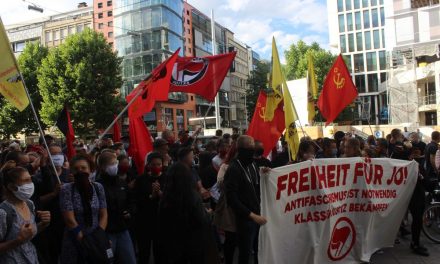 Solikundgebung für die Betroffenen der Hausdurchsuchung und Zusammenstellung der Soli-Aktionen für Jo bundesweit