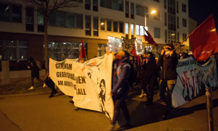 Kundgebung zum internationalen Tag gegen Gewalt an Frauen