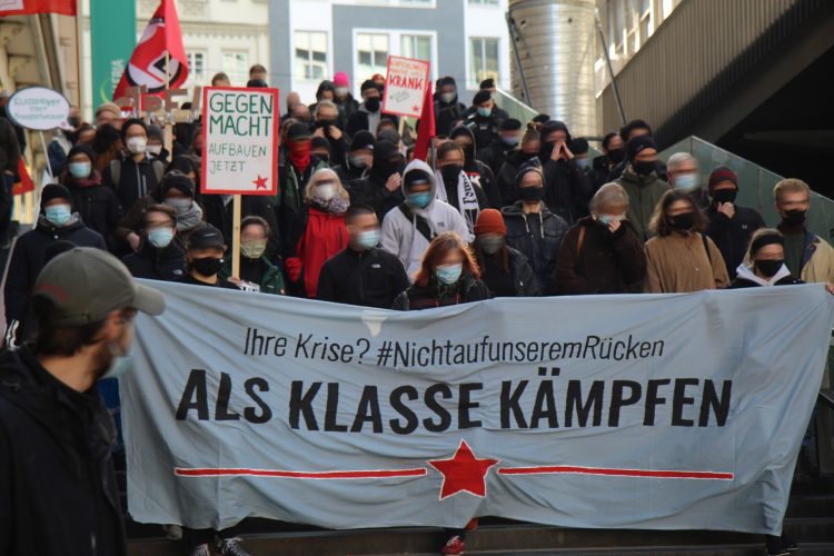 Bericht vom Aktionstag: Ihre Krise nicht auf unserem Rücken – als Klasse kämpfen