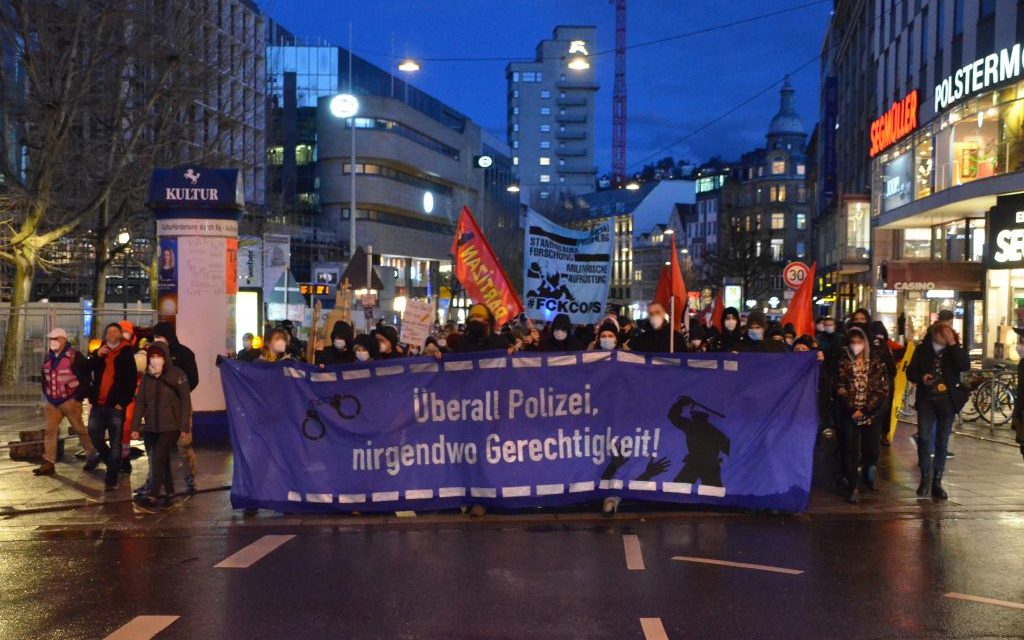 Demo zum Internationalen Tag gegen Polizeigewalt