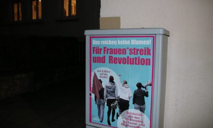 Uns reichen keine Blumen – für Frauen*streik und Revolution!