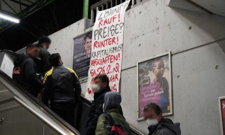 Dieses System kommt uns teuer zu stehen! Kundgebung und Beitrag