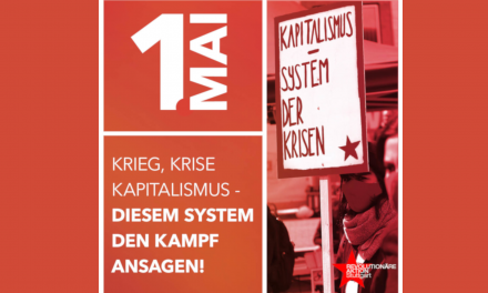 Krieg, Krise, Kapitalismus – diesem System den Kampf ansagen