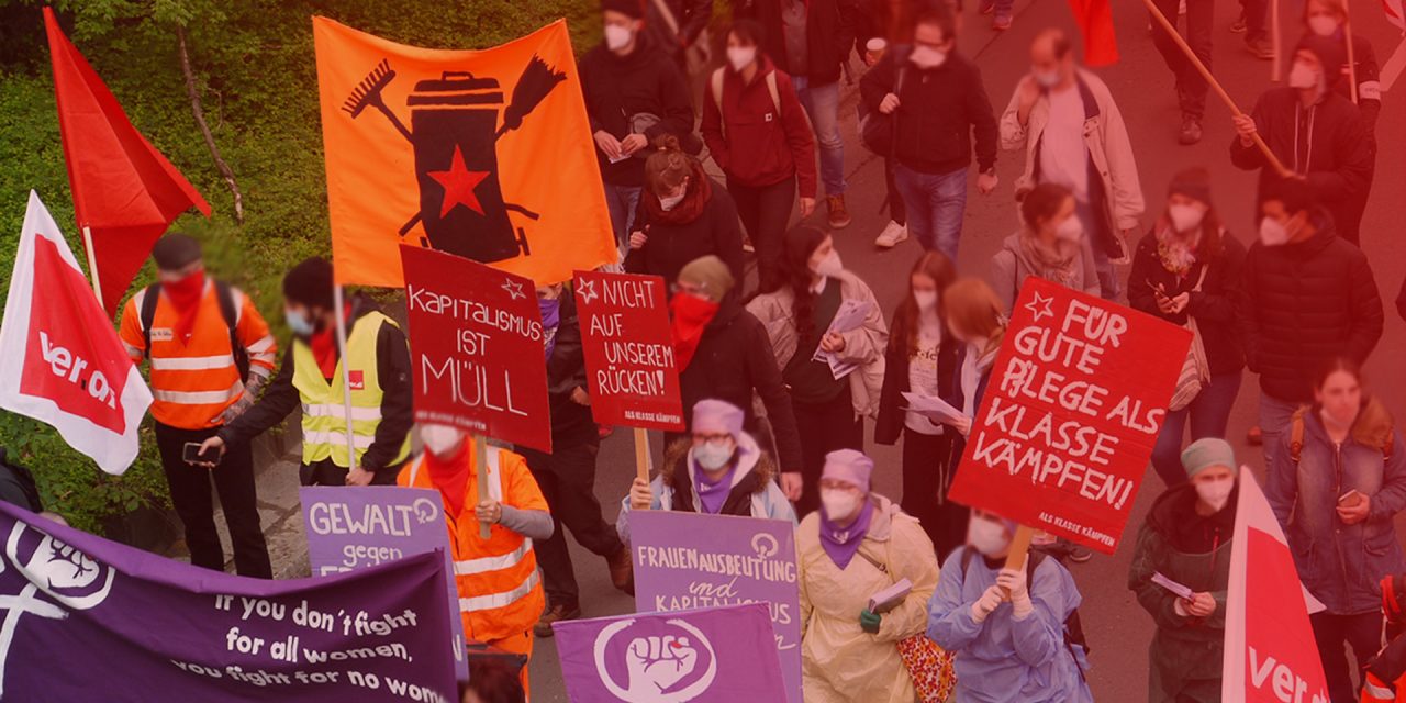 Klassenkämpferischer & antikapitalistischer Block auf DGB Demos in Stuttgart und Waiblingen