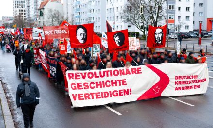 Bericht & Fotos zur Luxemburg-Liebknecht-Lenin Demo 2024 in Berlin