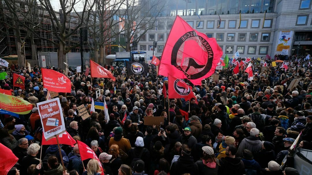 Eindrücke von der „Rechte Welle brechen“-Demonstration