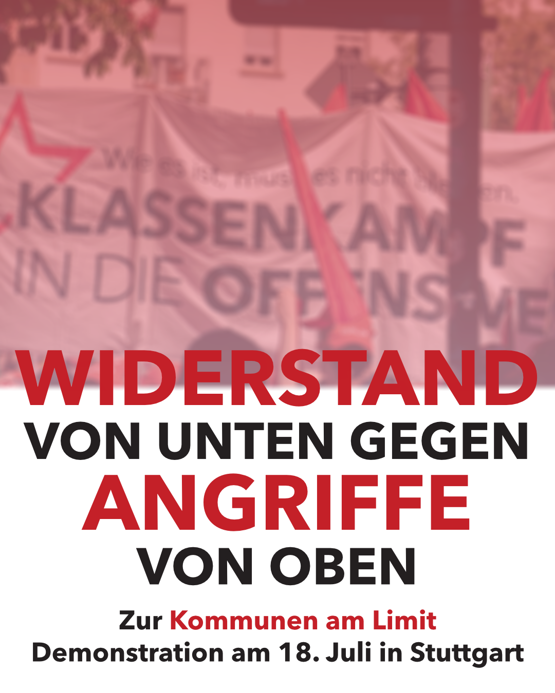 Broschüre: Widerstand von unten gegen Angriffe von oben